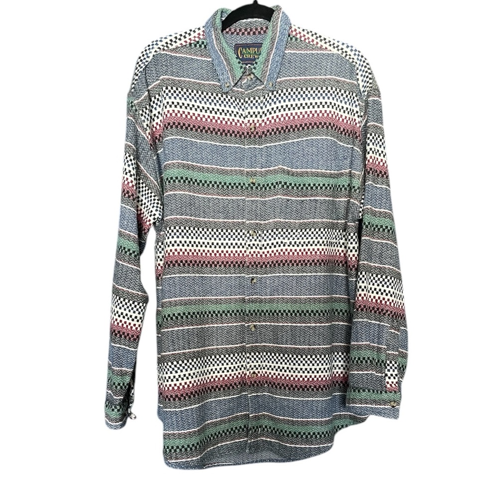 Campus Crew vintage 90s men’s warm cotton button up